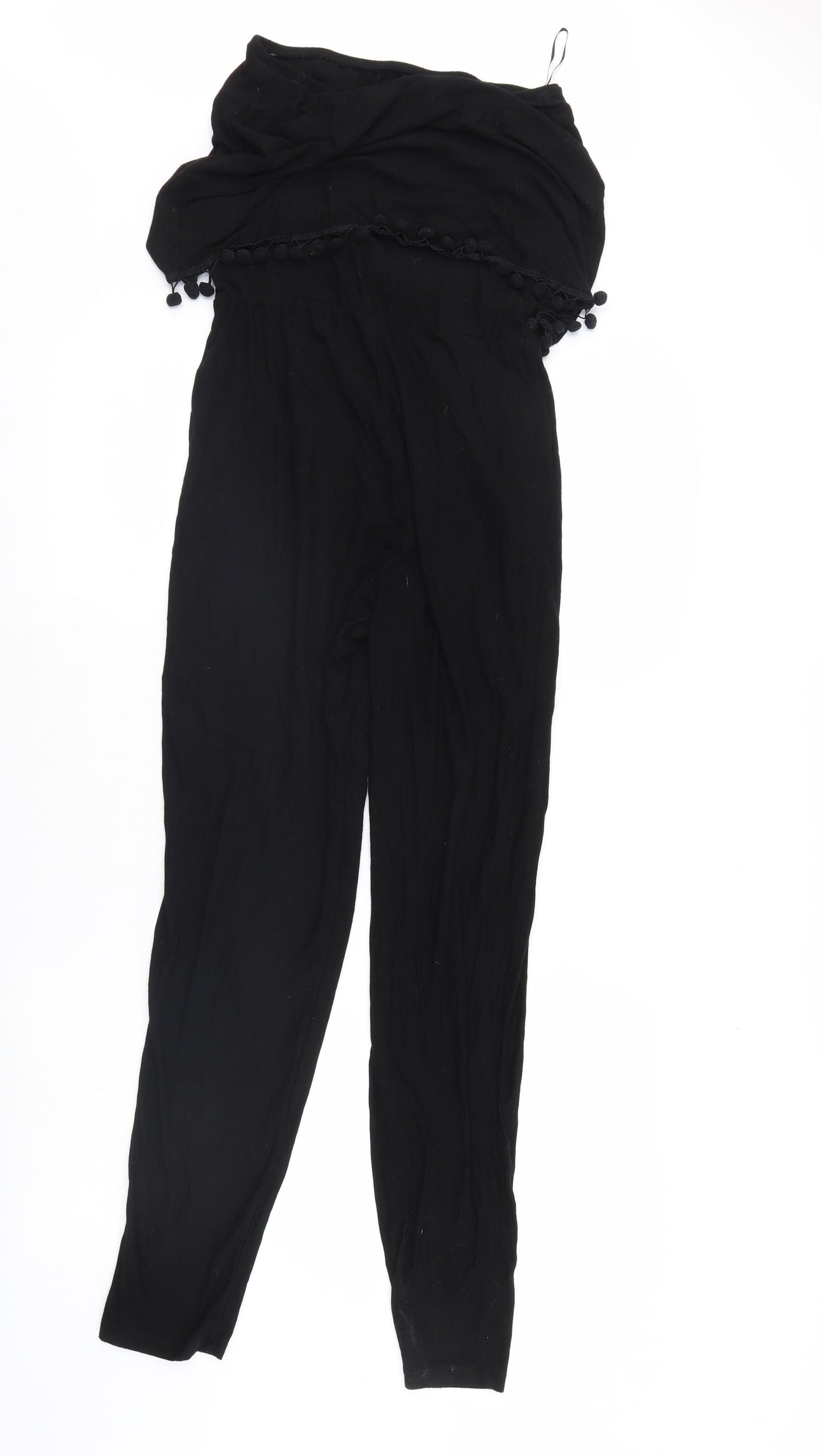NEXT Womens Black   Jumpsuit One-Piece Size 10 L28 in