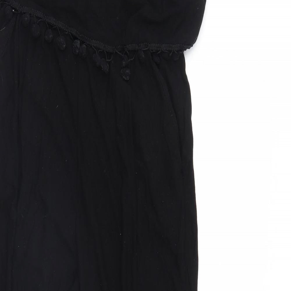 NEXT Womens Black   Jumpsuit One-Piece Size 10 L28 in