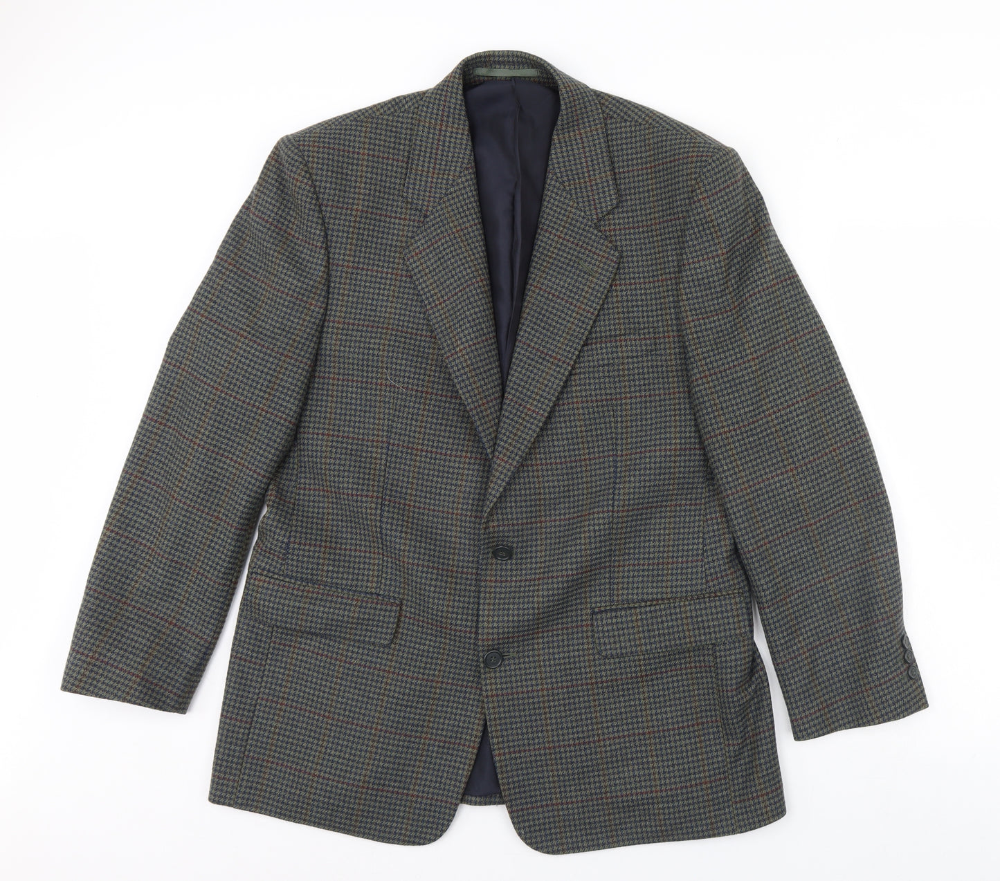 greenwoods Mens Green   Jacket Blazer Size 42  - Shoulder Pads