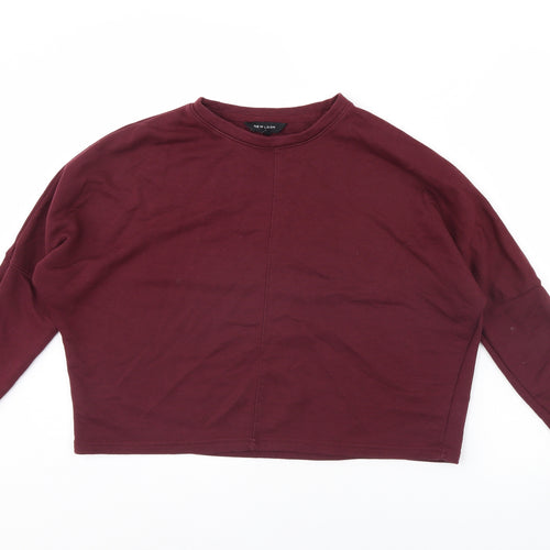 New Look Womens Red   Pullover Jumper Size 10