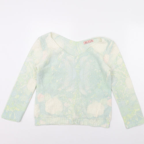 ALICE V Womens Green   Pullover Jumper Size S