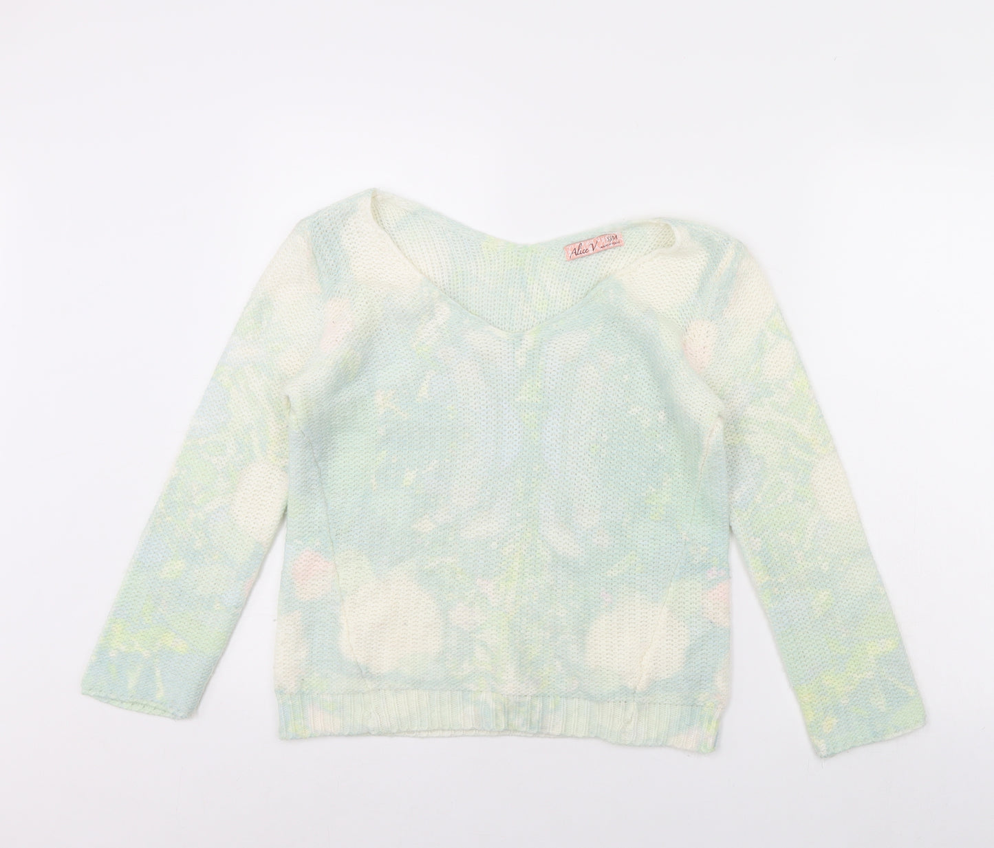 ALICE V Womens Green   Pullover Jumper Size S