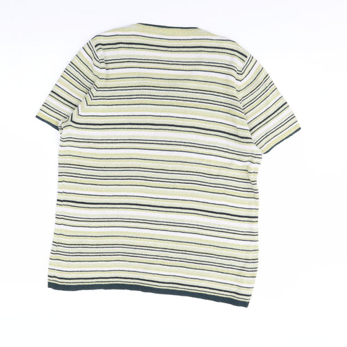 Eastex Womens Green Striped  Pullover Jumper Size 16