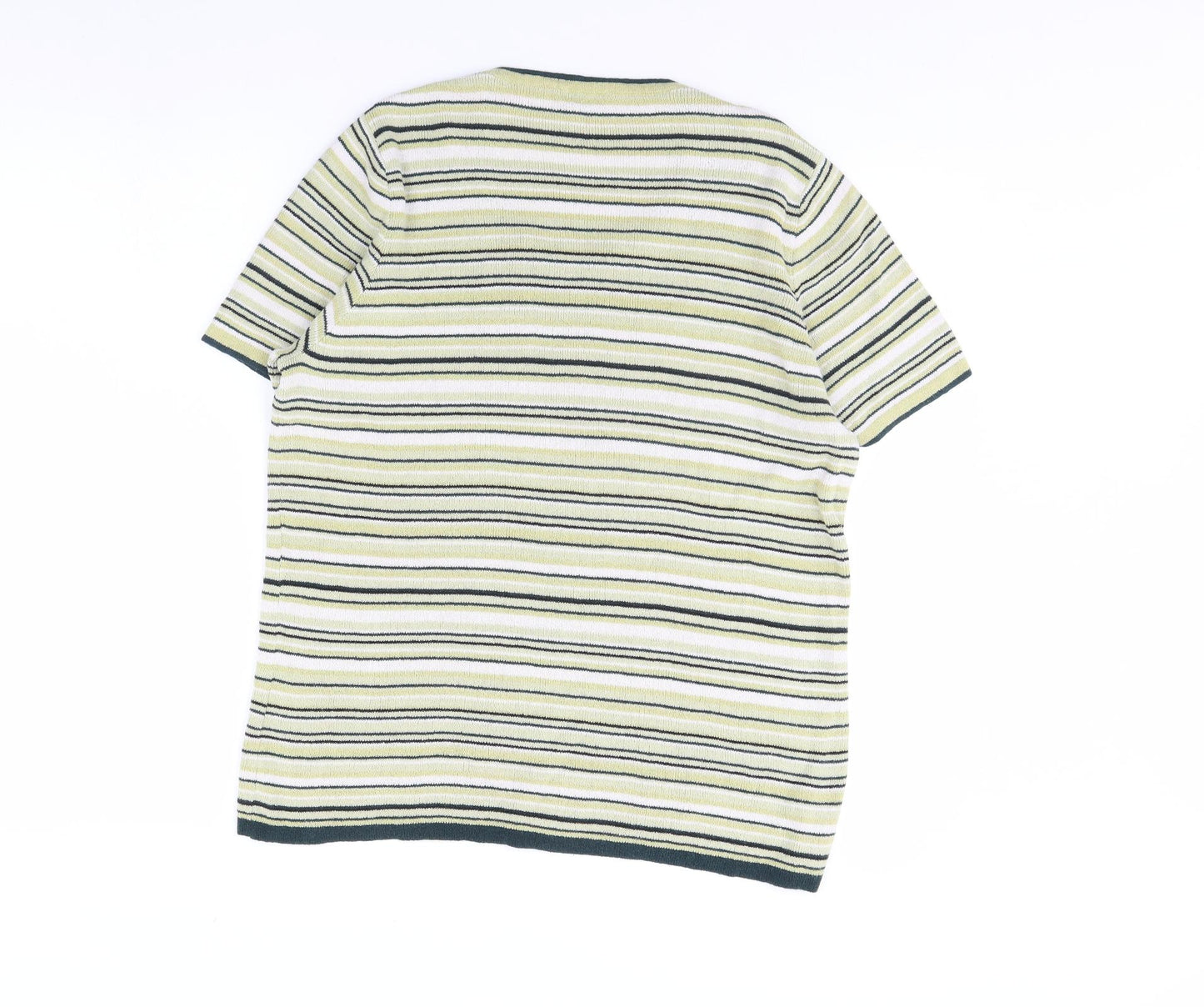 Eastex Womens Green Striped  Pullover Jumper Size 16