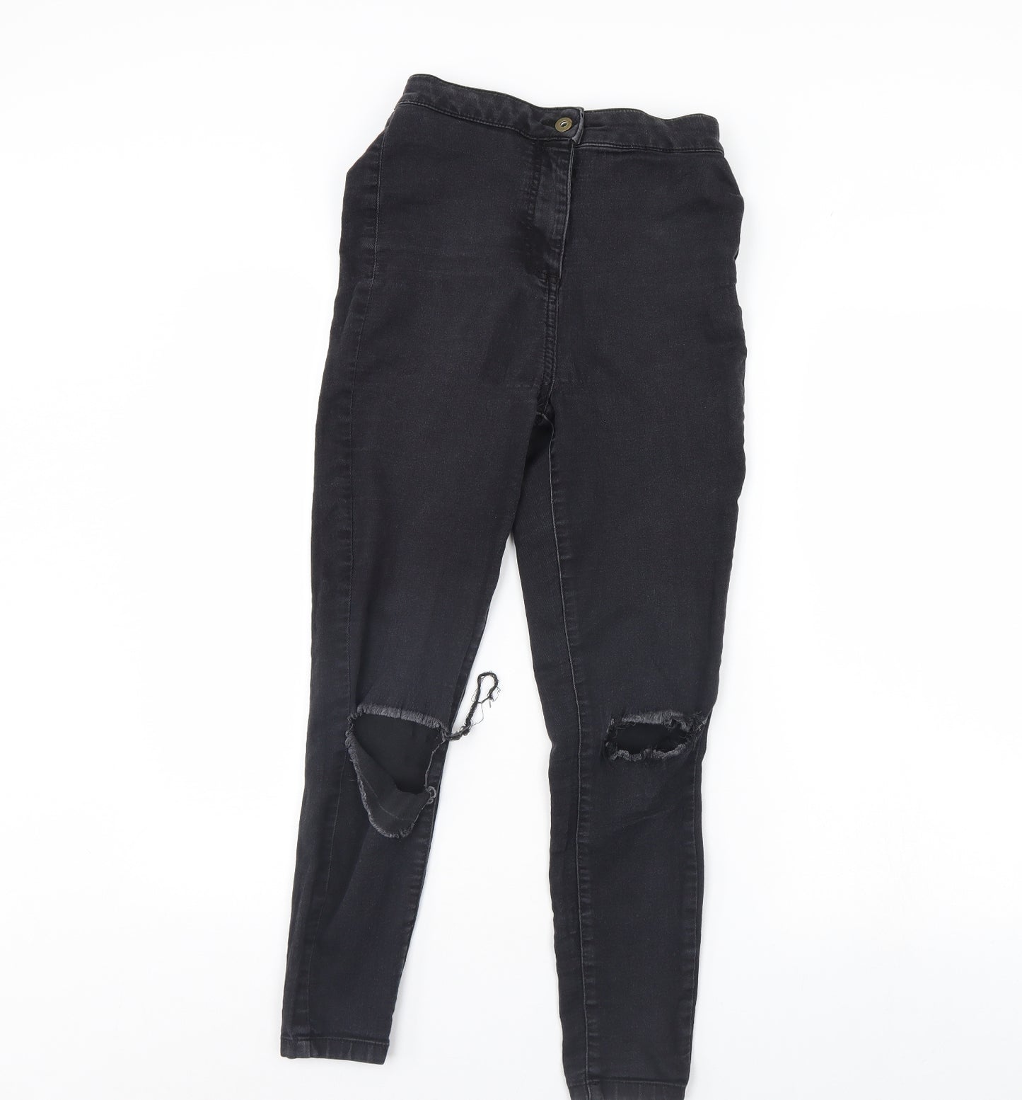 COLLUSION Womens Black  Denim Skinny Jeans Size 26 in L28 in