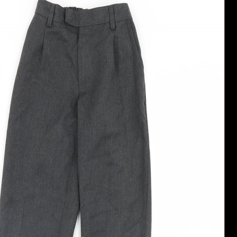 m&s Boys Grey   Dress Pants Trousers Size 8 Years