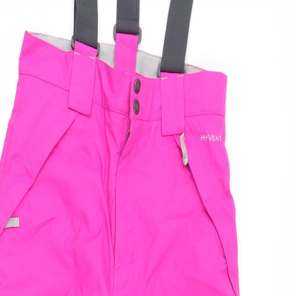 The North Face Girls Pink   Windbreaker Trousers Size 10 Years