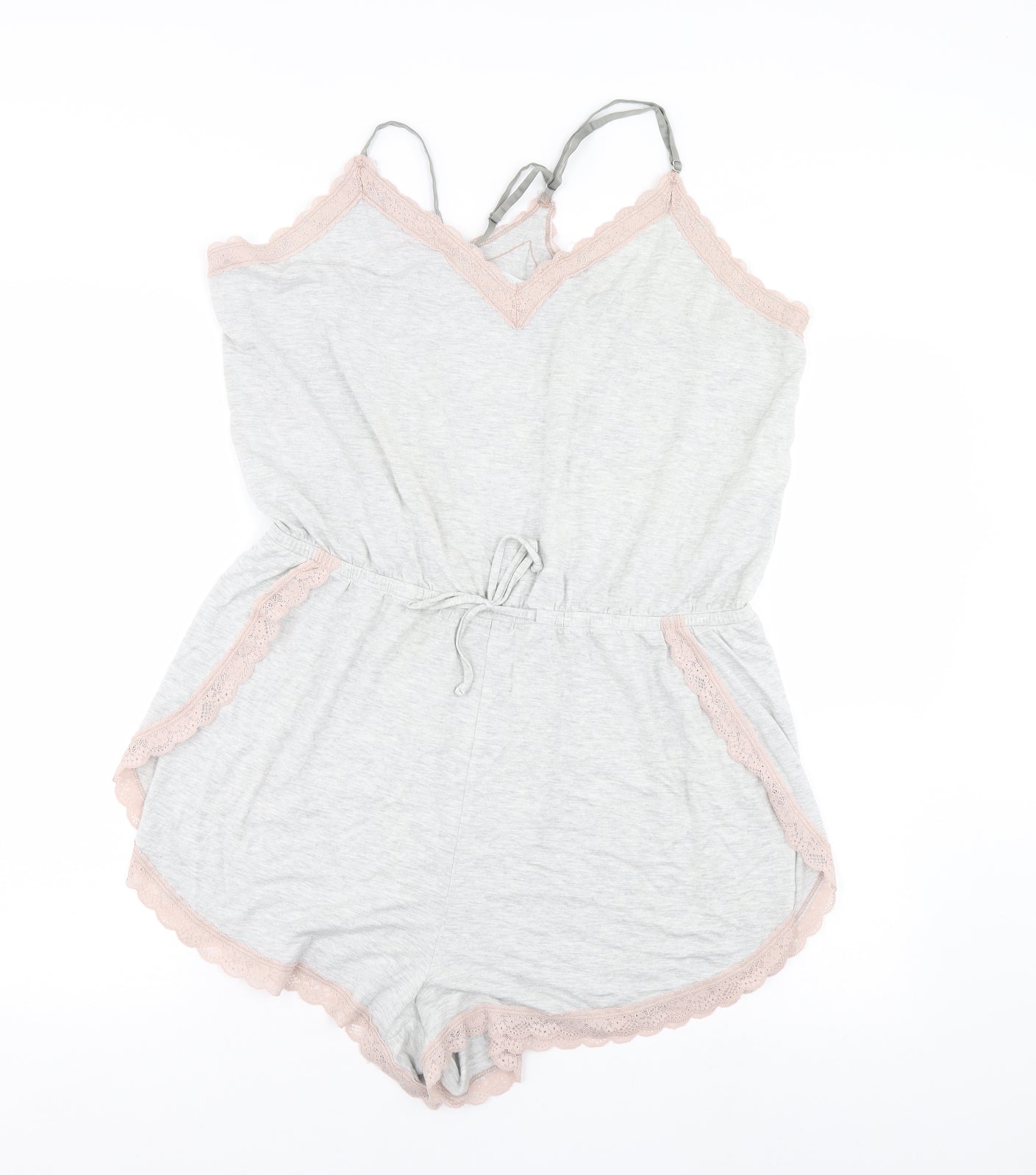 Abercrombie & Fitch Womens Grey Solid  Cami One Piece Size XL
