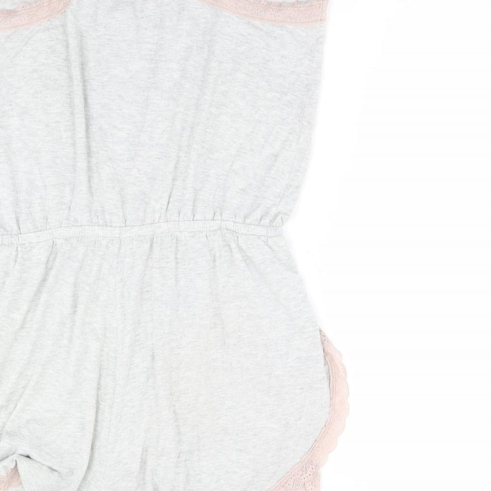 Abercrombie & Fitch Womens Grey Solid  Cami One Piece Size XL