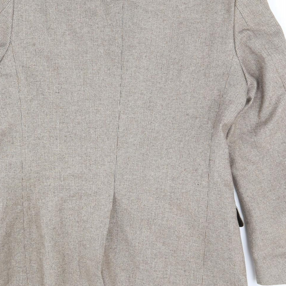 Preworn Mens Brown   Jacket Blazer Size 38  - Shoulder Pads