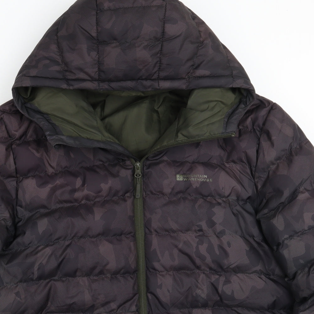 Mountain Warehouse Womens Black Camouflage  Jacket Coat Size L