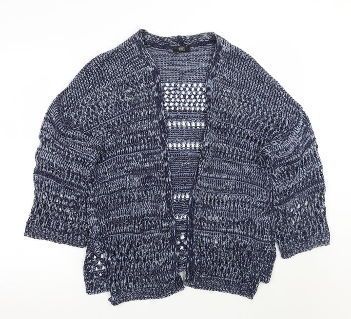 F&F Womens Blue Cardigan Jumper Size 12
