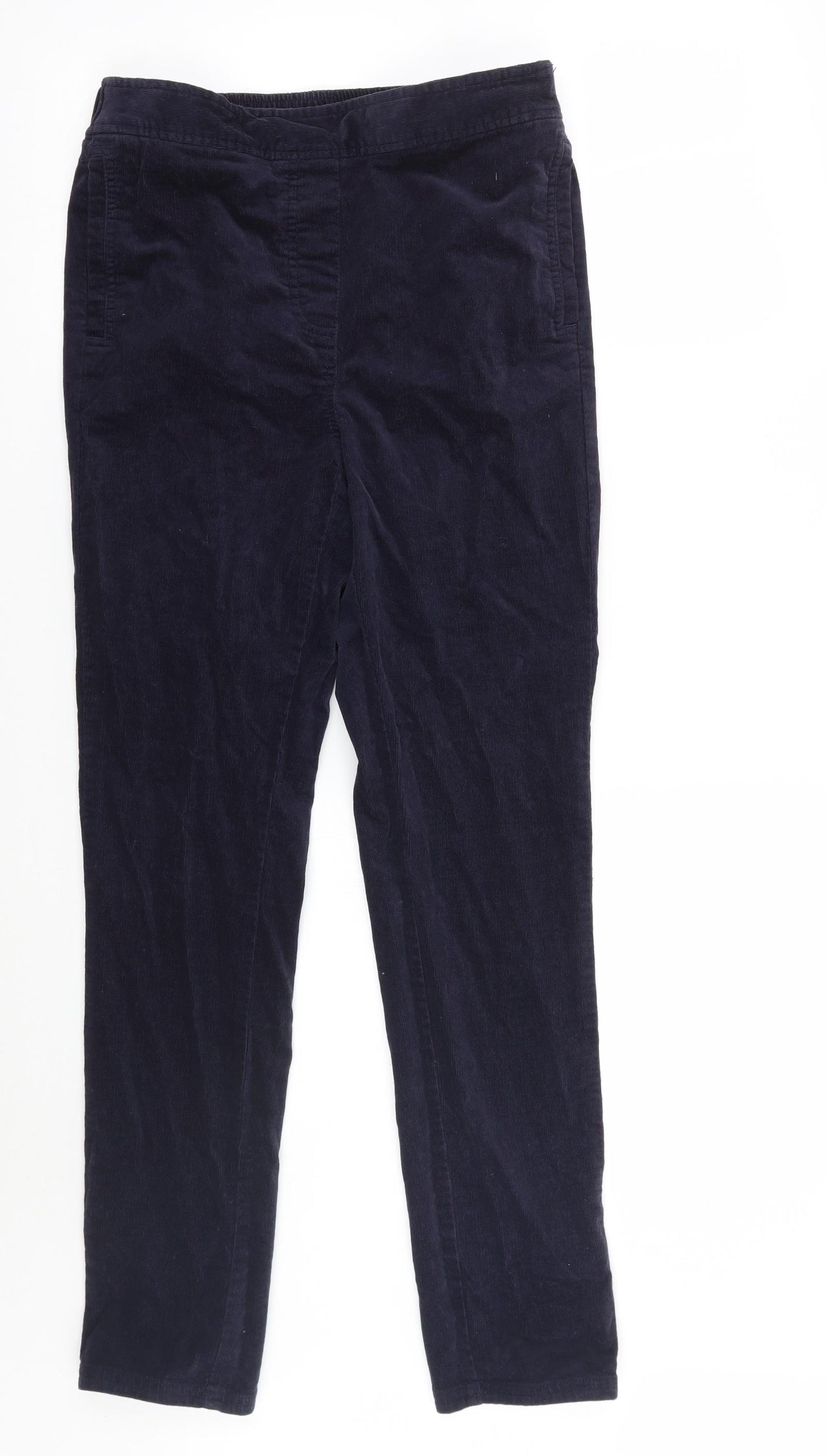 Marks and Spencer Womens Blue   Trousers  Size 10 L28 in