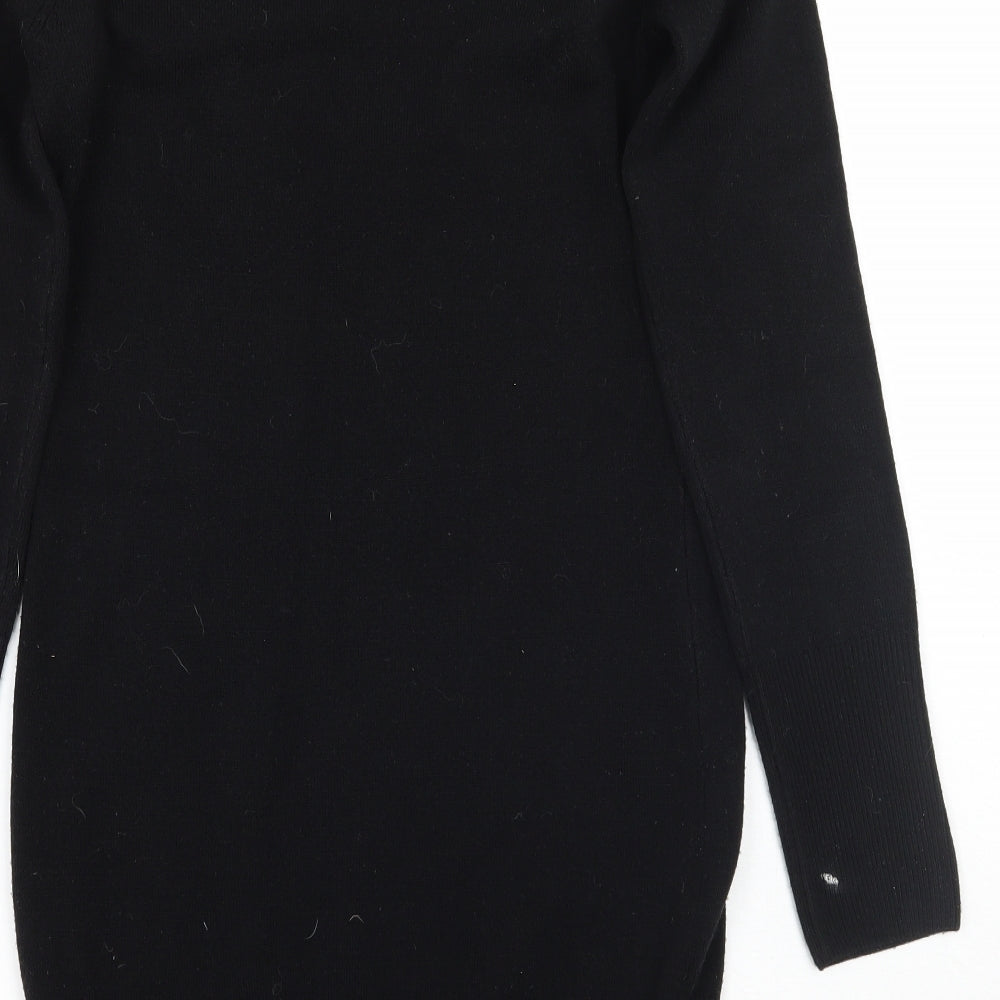 Heart & soul Womens Black   Jumper Dress  Size 8