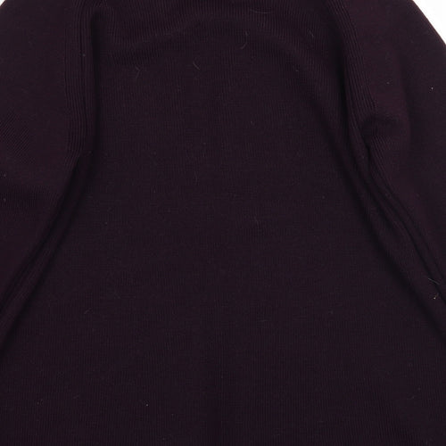 Aiain manoukian Womens Purple   Cardigan Jumper Size 2