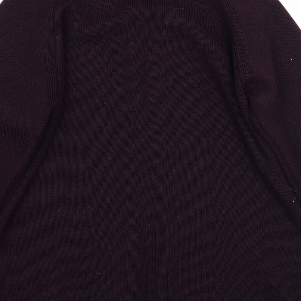 Aiain manoukian Womens Purple   Cardigan Jumper Size 2