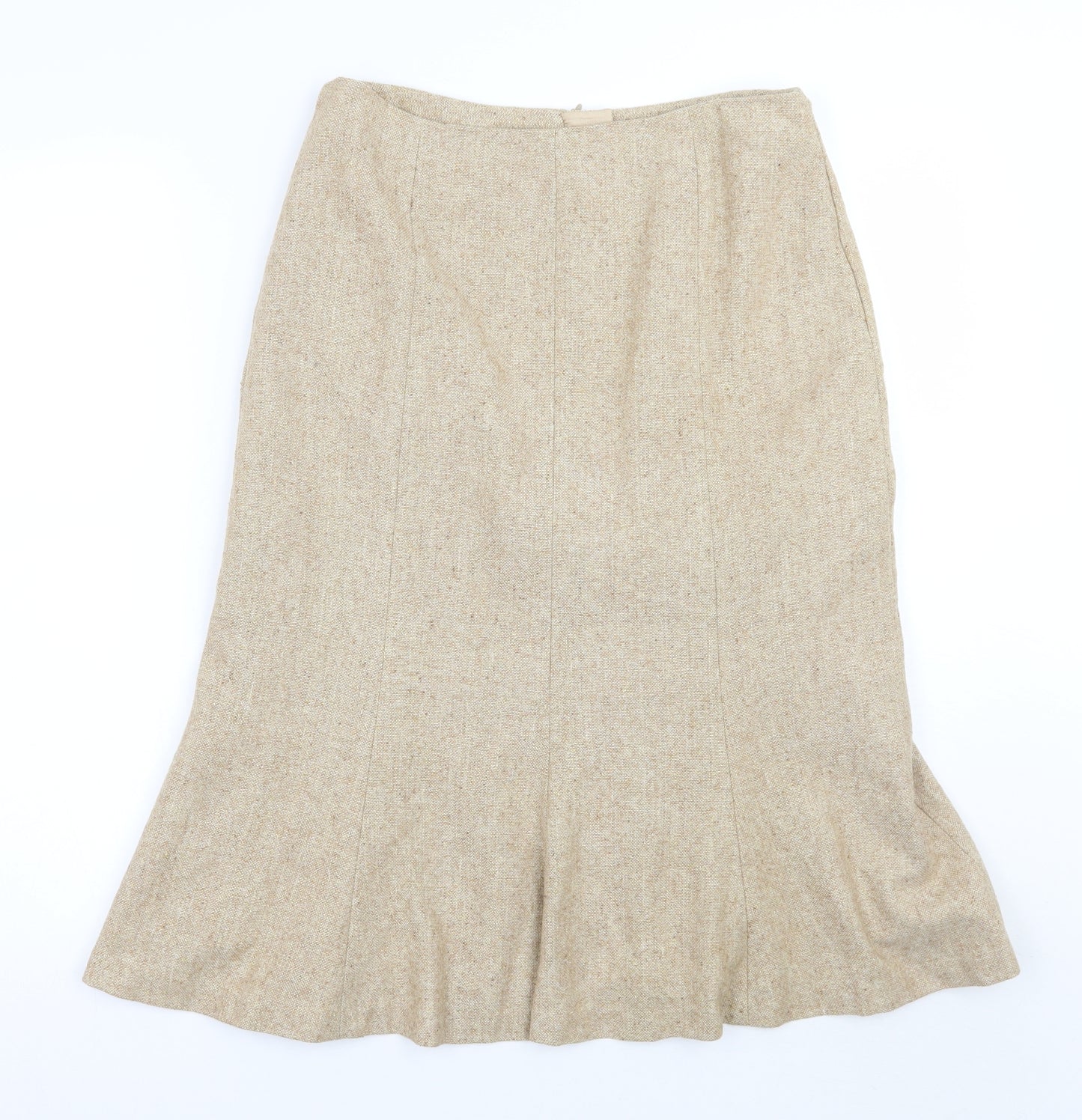 Minosa  Womens Beige   A-Line Skirt Size 12