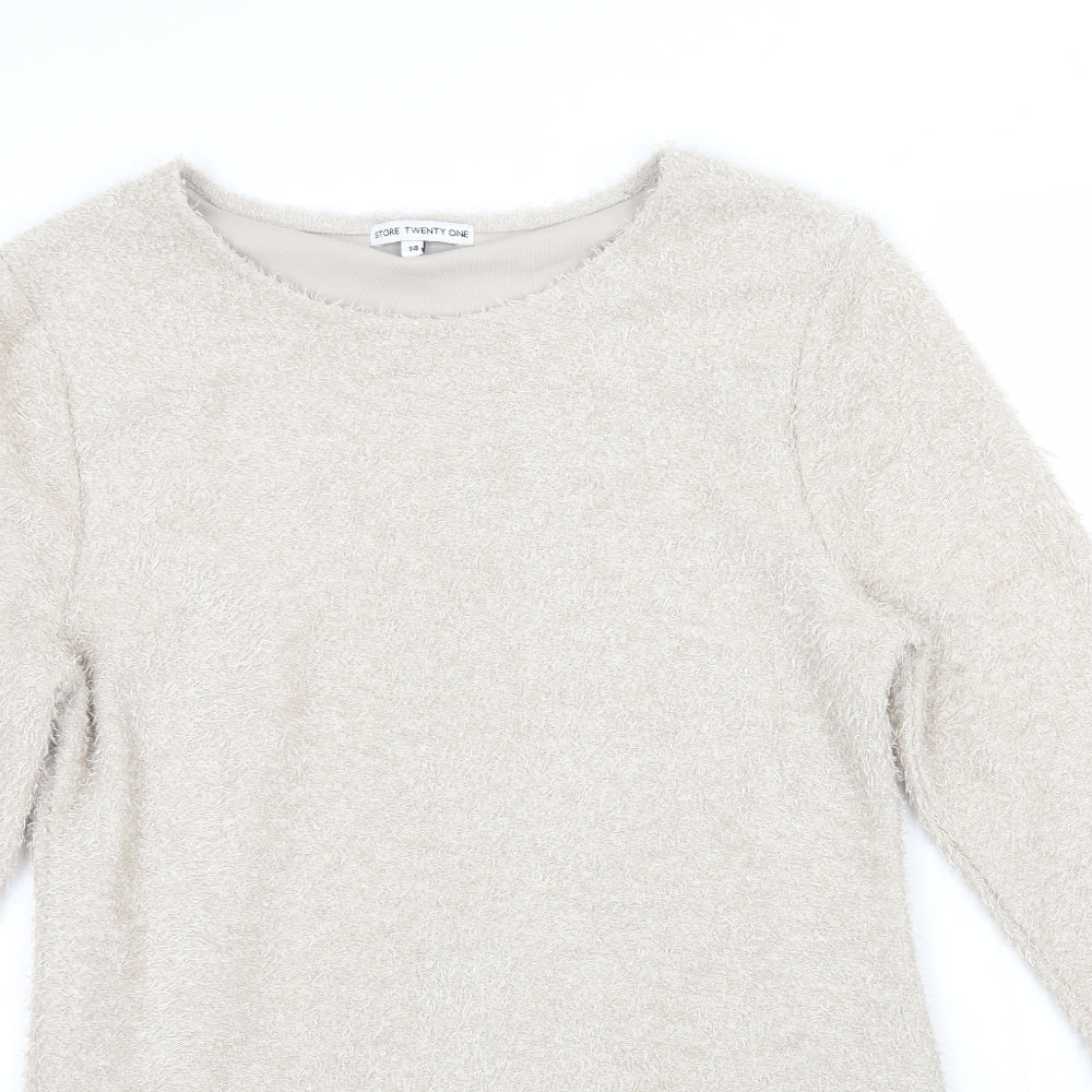 Store Twenty One Womens Ivory   Jumper Dress  Size 14