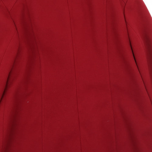 Bonmarché Womens Red   Jacket Coat Size 12