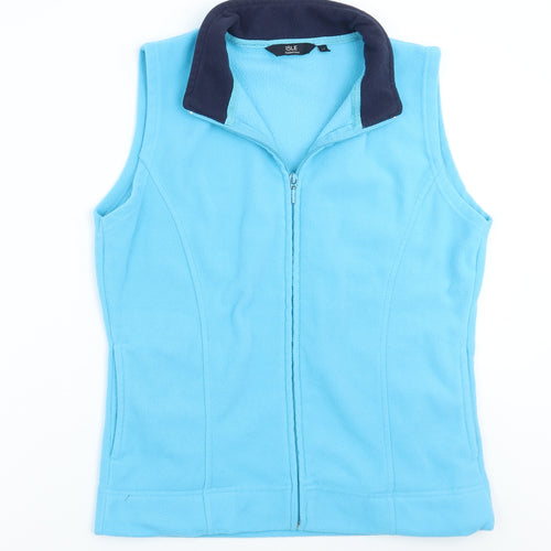 Isle  Womens Blue   Gilet Coat Size M