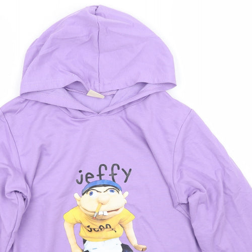 Foanja Womens Purple   Pullover Hoodie   - size 180