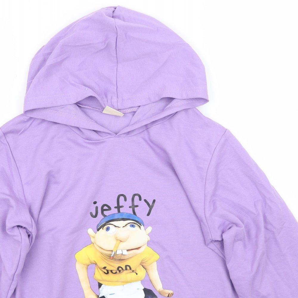 Foanja Womens Purple   Pullover Hoodie   - size 180