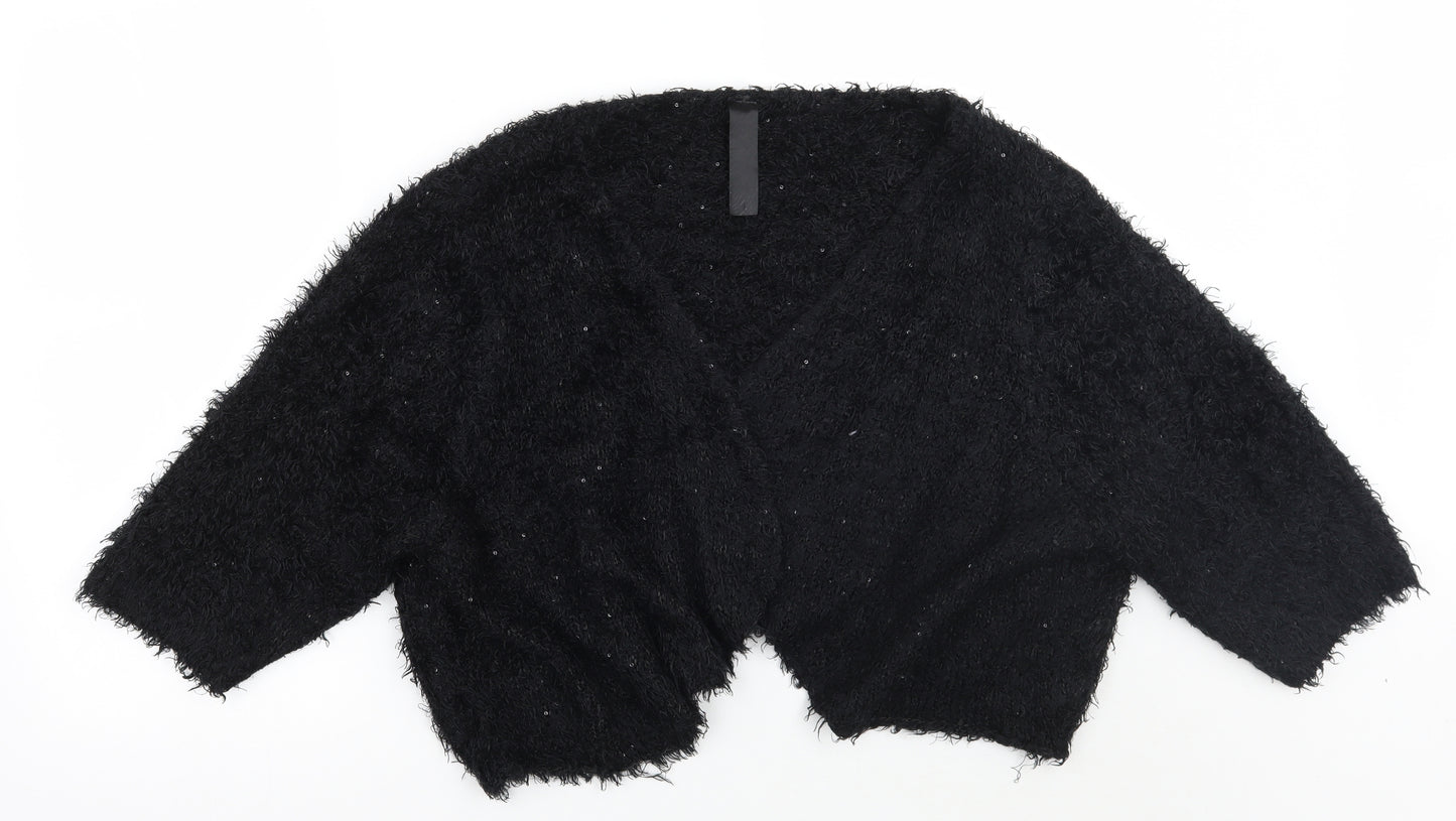 Yours Womens Black   Cardigan Jumper Size 32