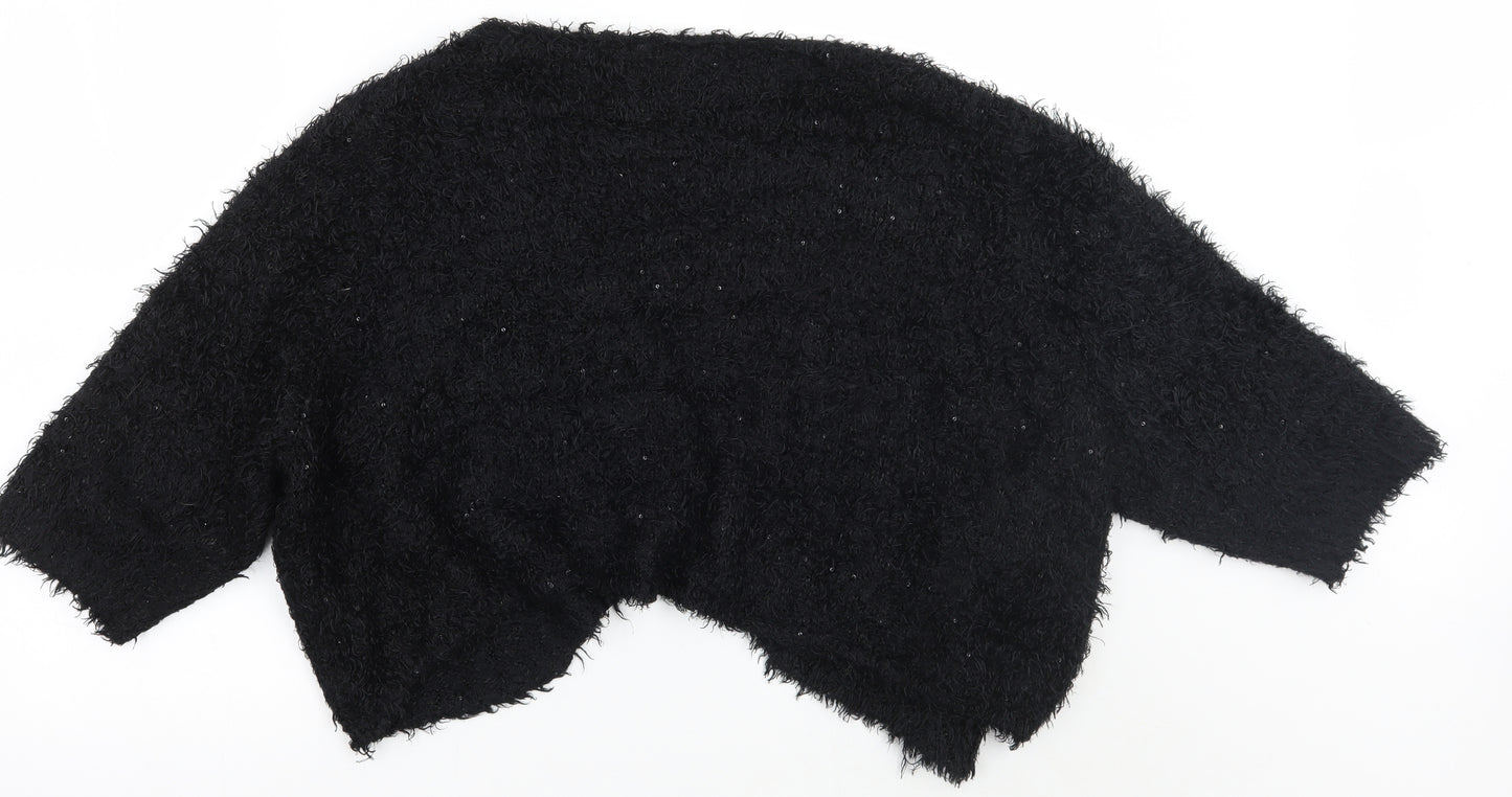 Yours Womens Black   Cardigan Jumper Size 32