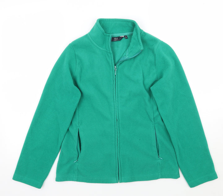 Isle Womens Green   Jacket Coat Size S