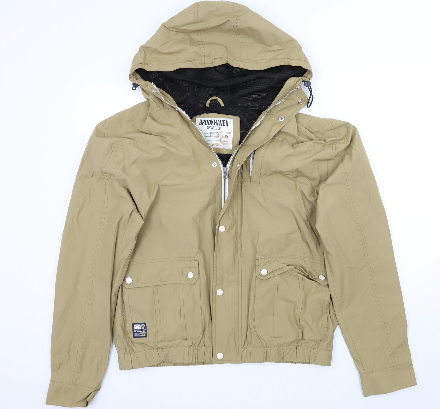 Brookhaven Mens Beige   Jacket Coat Size 2XL