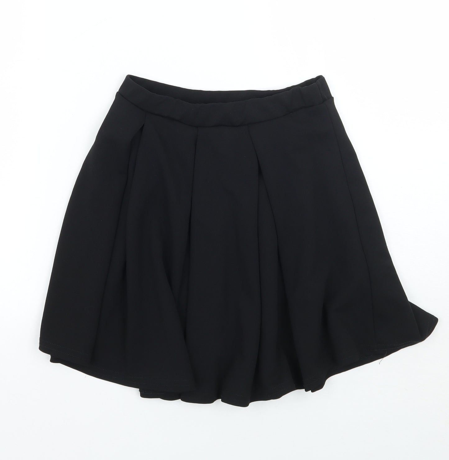 Boohoo Womens Black   A-Line Skirt Size 8
