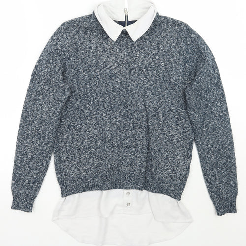 Primark Womens Blue   Pullover Jumper Size 10