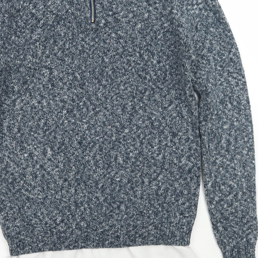 Primark Womens Blue   Pullover Jumper Size 10