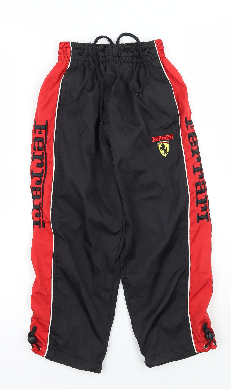 Ferrari Boys Black   Sweatpants Trousers Size M