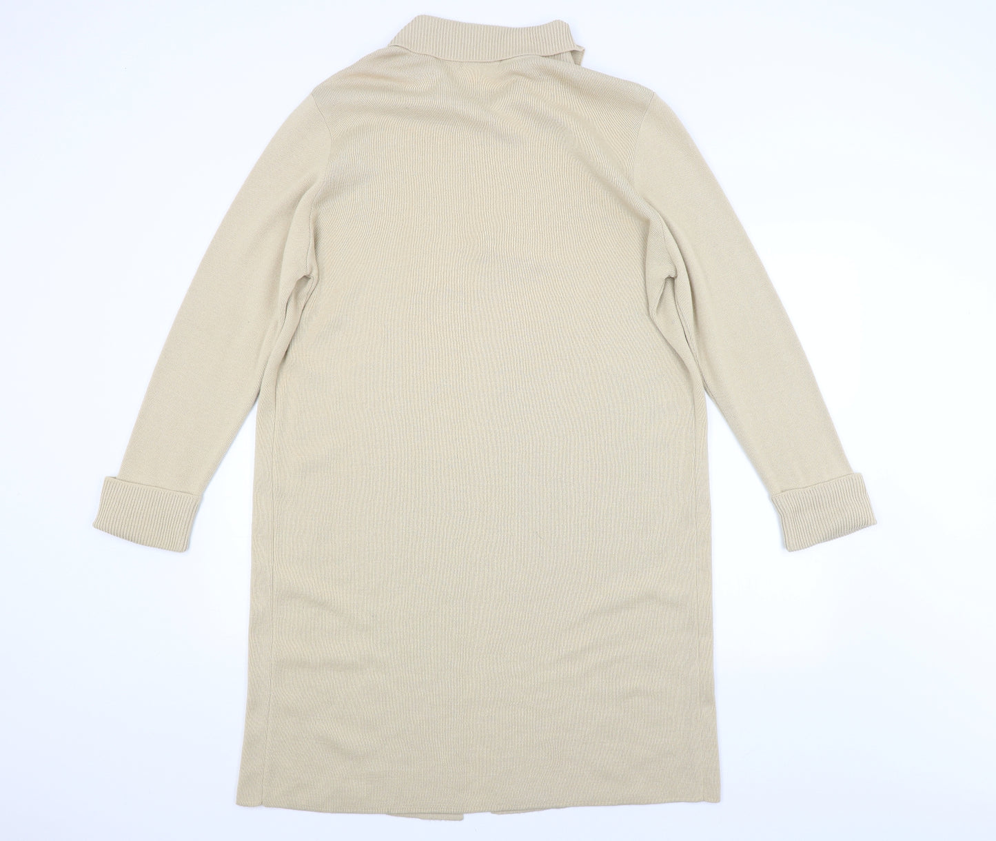 M&S Womens Beige   Cardigan Jumper Size 20