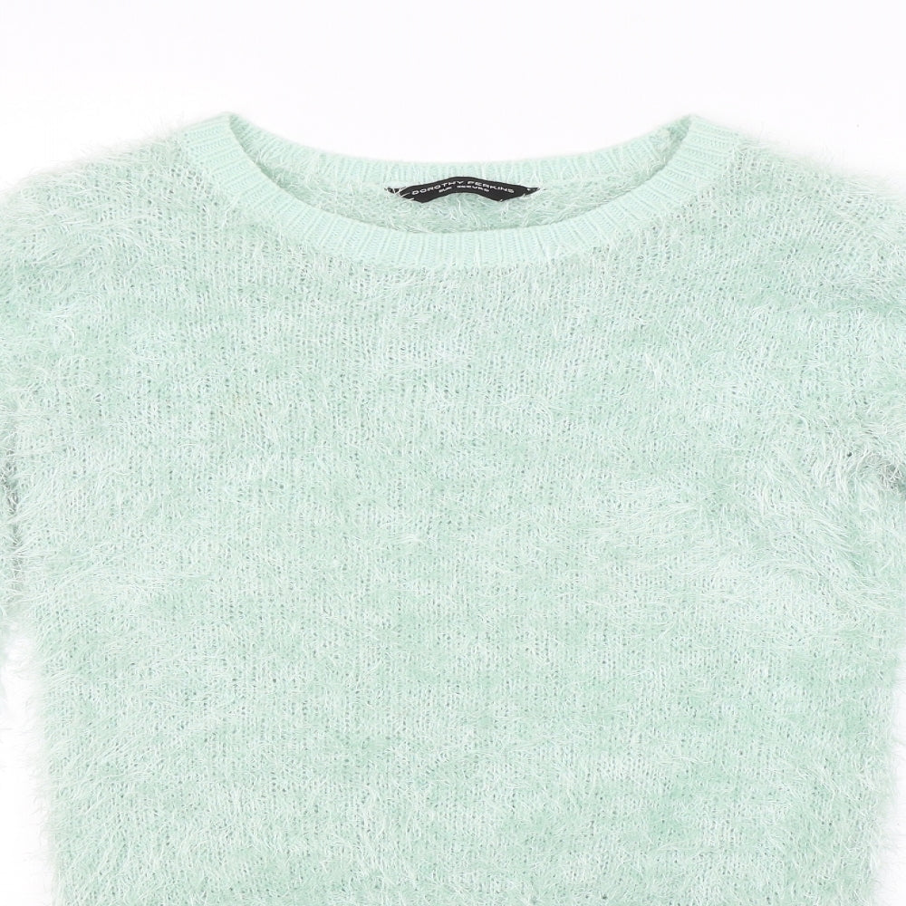 Dorothy Perkins Womens Green   Pullover Jumper Size 8