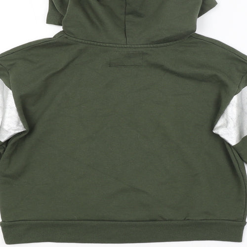 Young Dimension Girls Green   Pullover Hoodie Size 11-12 Years  - Attitude