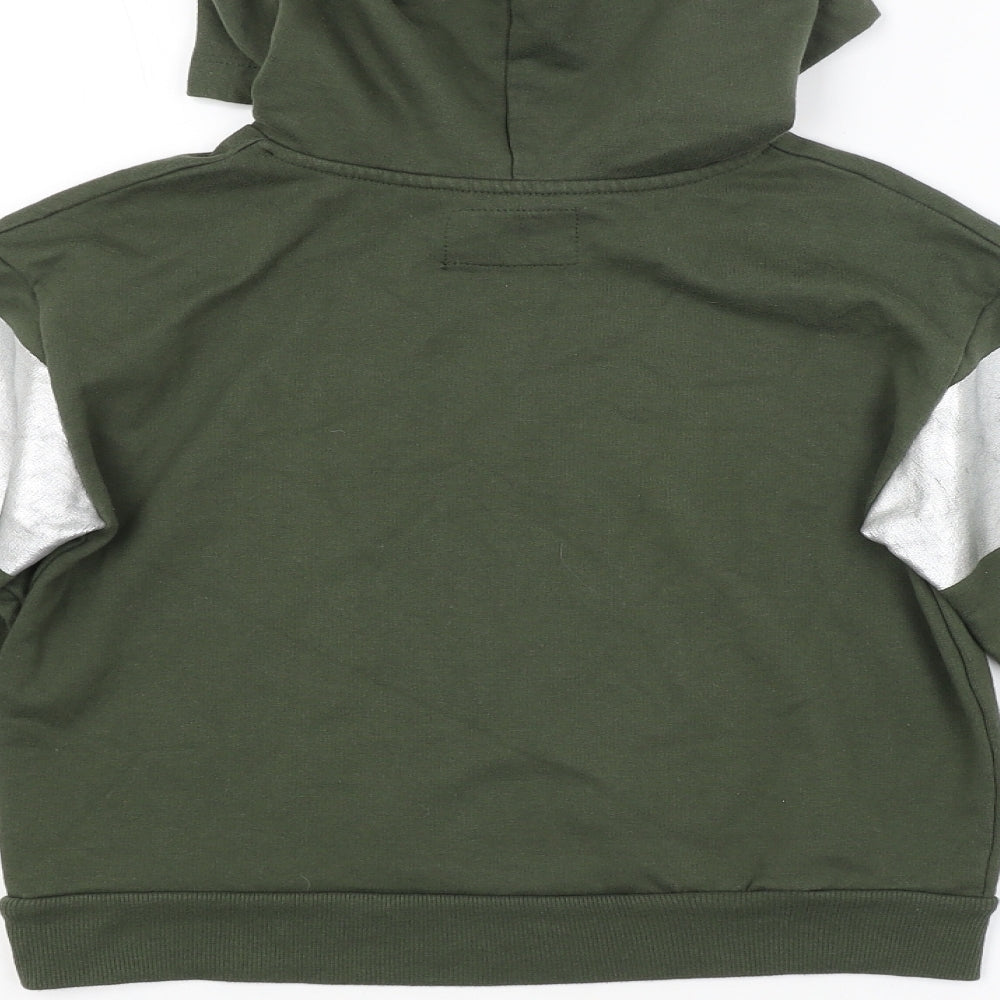 Young Dimension Girls Green   Pullover Hoodie Size 11-12 Years  - Attitude