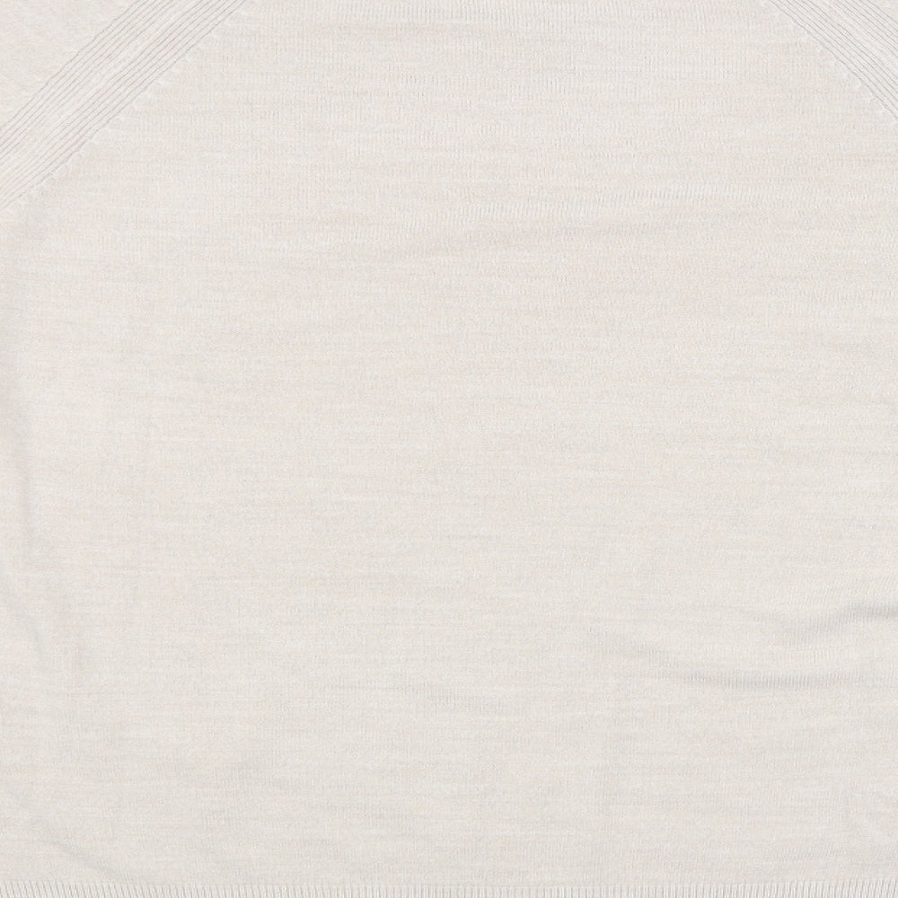 M&S Womens Beige   Pullover Jumper Size 16