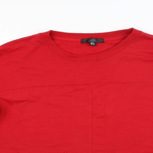 Missguided Womens Red   Pullover Jumper Size 14