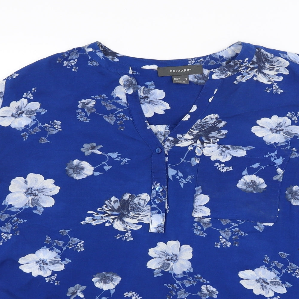 Primark Womens Blue   Basic Blouse Size 12