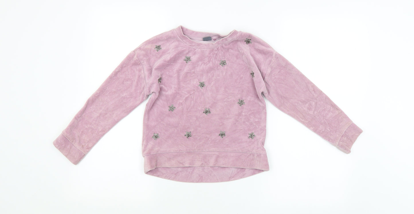 NEXT Girls Purple   Pullover Jumper Size 8 Years