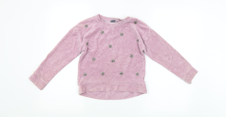 NEXT Girls Purple   Pullover Jumper Size 8 Years