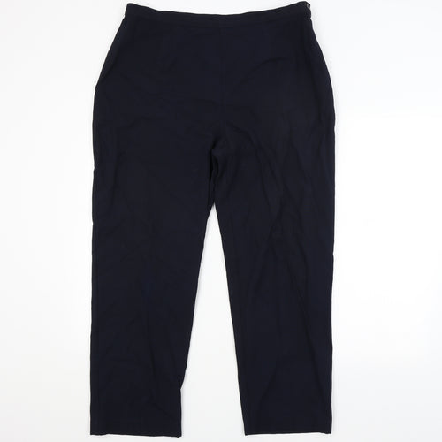 BHS Womens Blue   Trousers  Size 18 L28 in