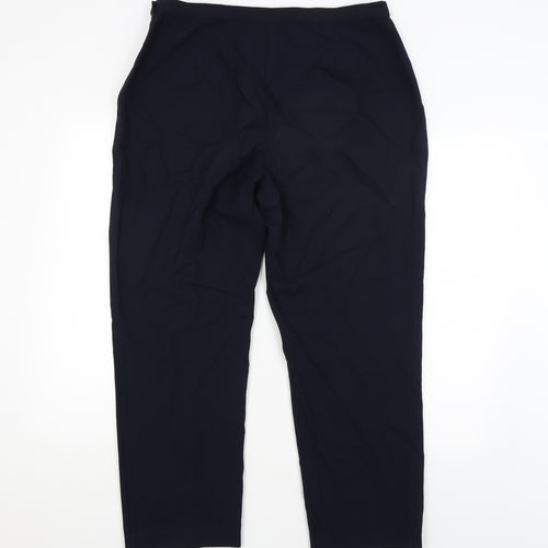BHS Womens Blue   Trousers  Size 18 L28 in