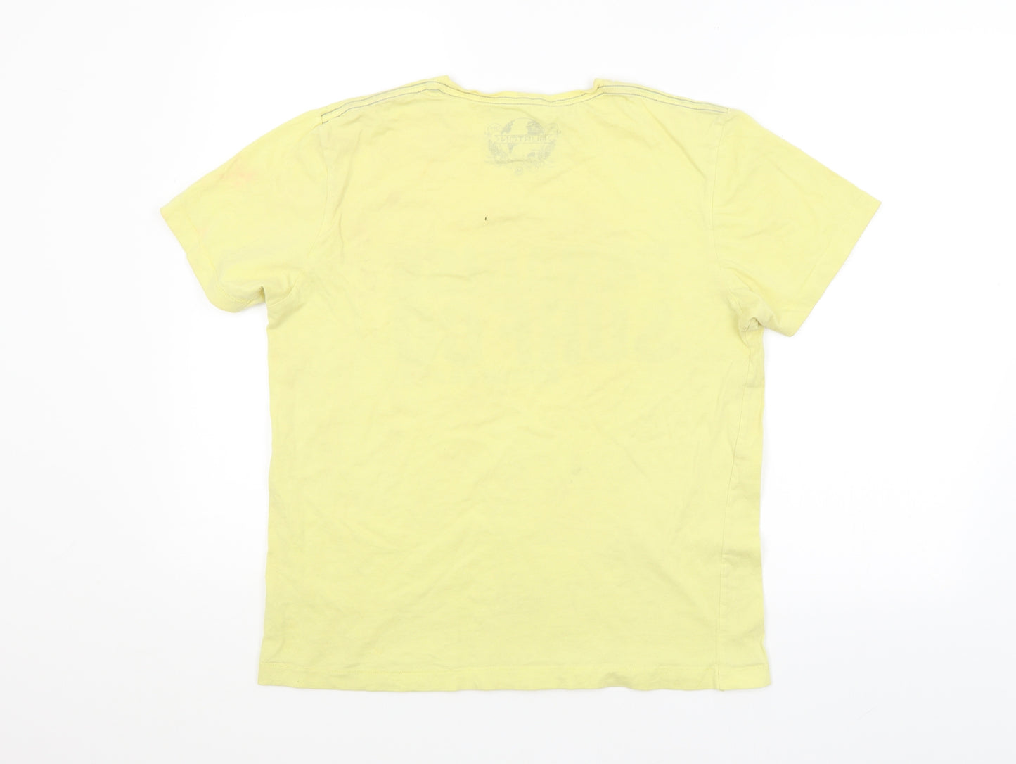 Burton Mens Yellow    T-Shirt Size M  - Paradise