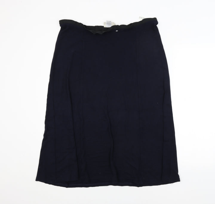 Anne Brooks Womens Blue   Straight & Pencil Skirt Size 16