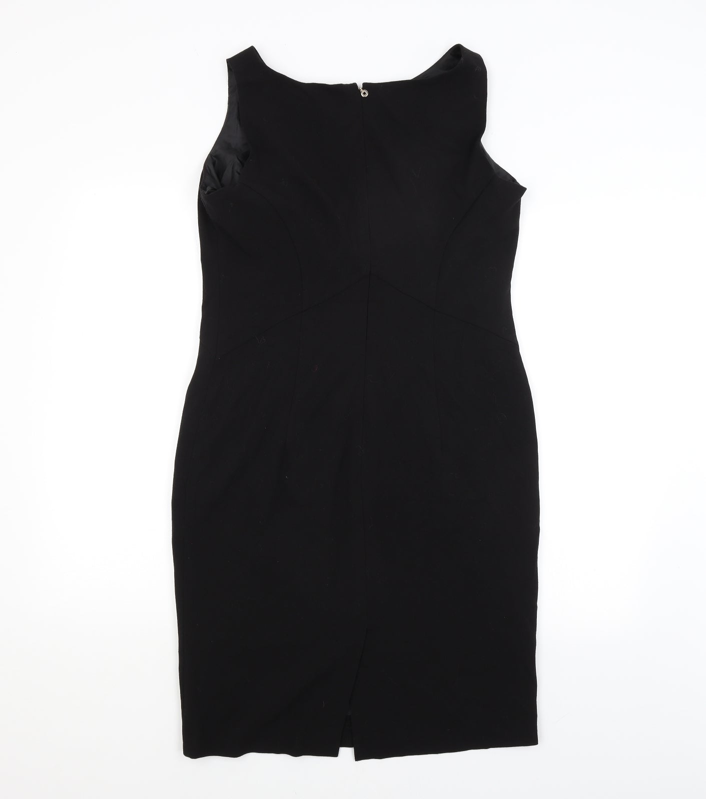 M&S Womens Black   Pencil Dress  Size 14