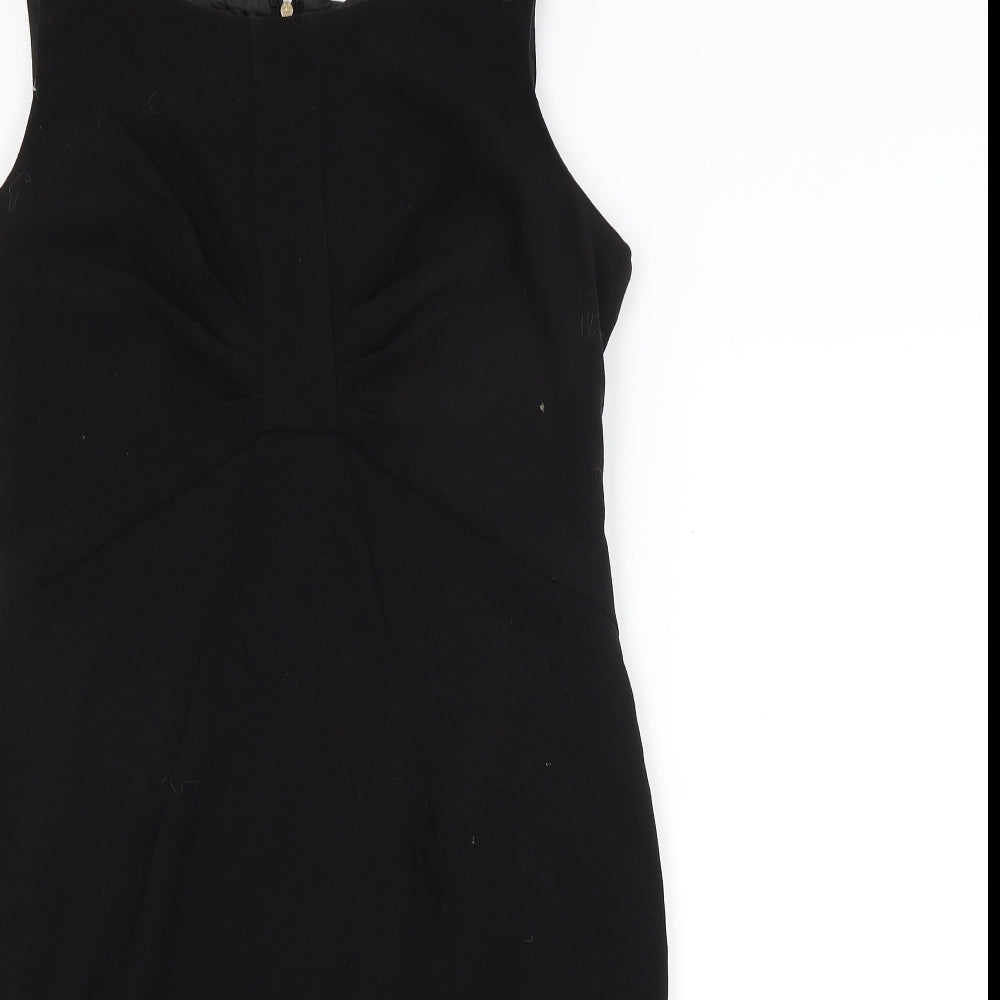 M&S Womens Black   Pencil Dress  Size 14