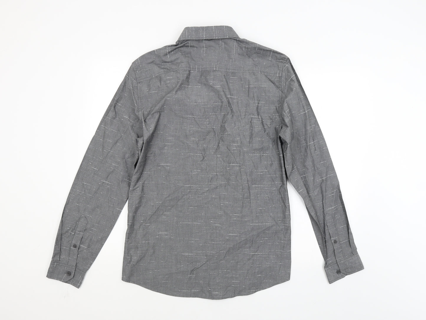By Very Mens Grey    Button-Up Size M